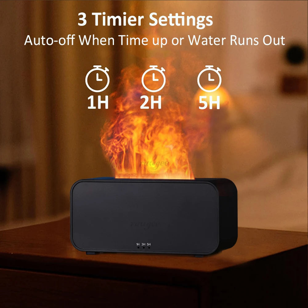 Mini Flame Automatic Fragrance Diffuser Home Humidifier With LED Light