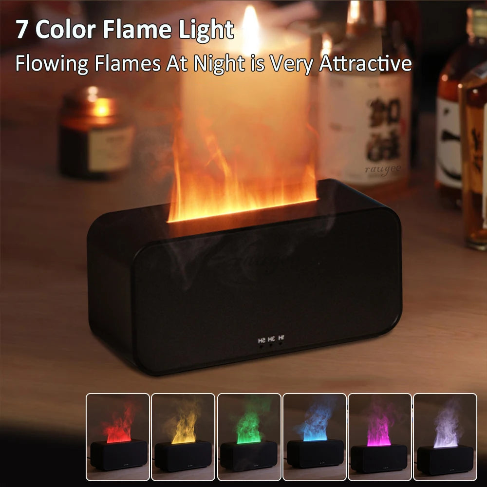 Mini Flame Automatic Fragrance Diffuser Home Humidifier With LED Light