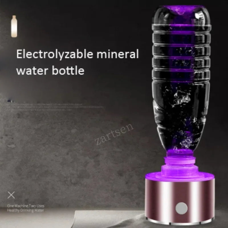 SPE/PEM Portable Hydrogen Generator Water Filter Ionizer Bottle