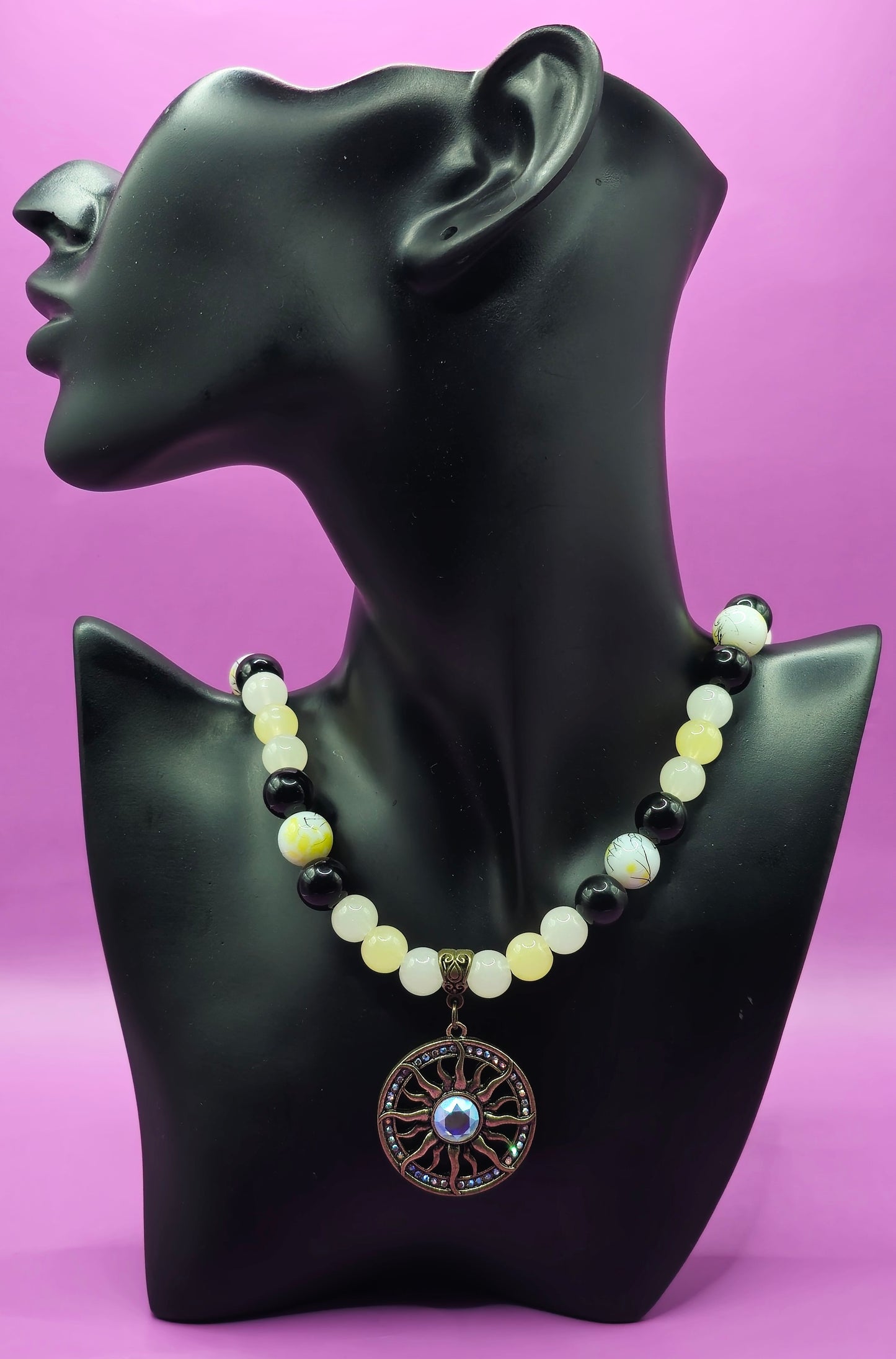 Yellow Sun Necklace